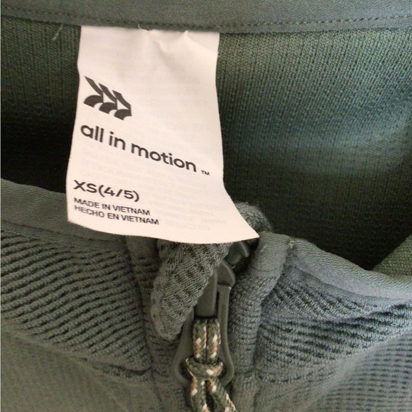 All In Motion Women’s Full Zip Hoodie Sweatshirt XS - Picture 3 of 5